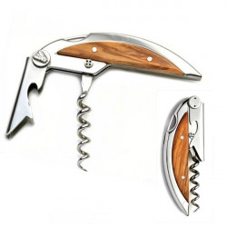 Laguiole olive wood ergonomic corkscrew