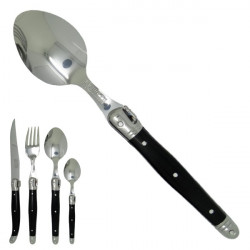 Traditional Laguiole Tablespoon - Black