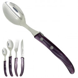Large spoon "colors of nature", lilac. Made in France