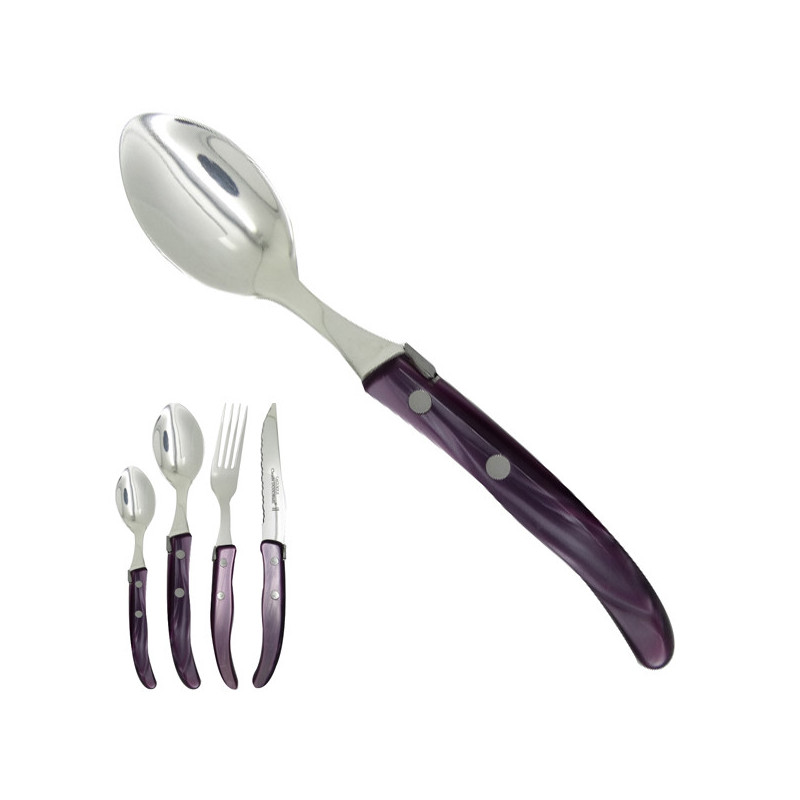 Large spoon "colors of nature", lilac. Made in France