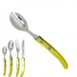 small spoon "colors of nature", yellow. Made in France