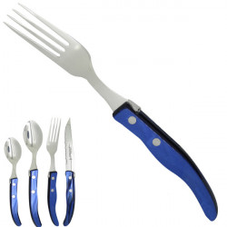Fork "colors of nature", navy. Made in France