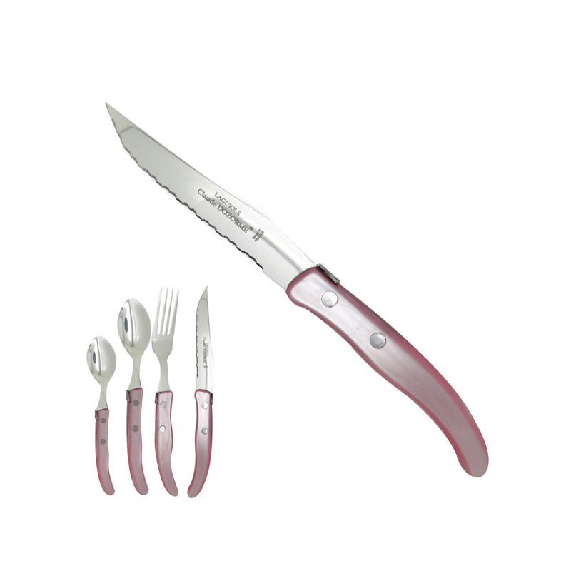 Knife "colors of nature", pink baby. Made in France