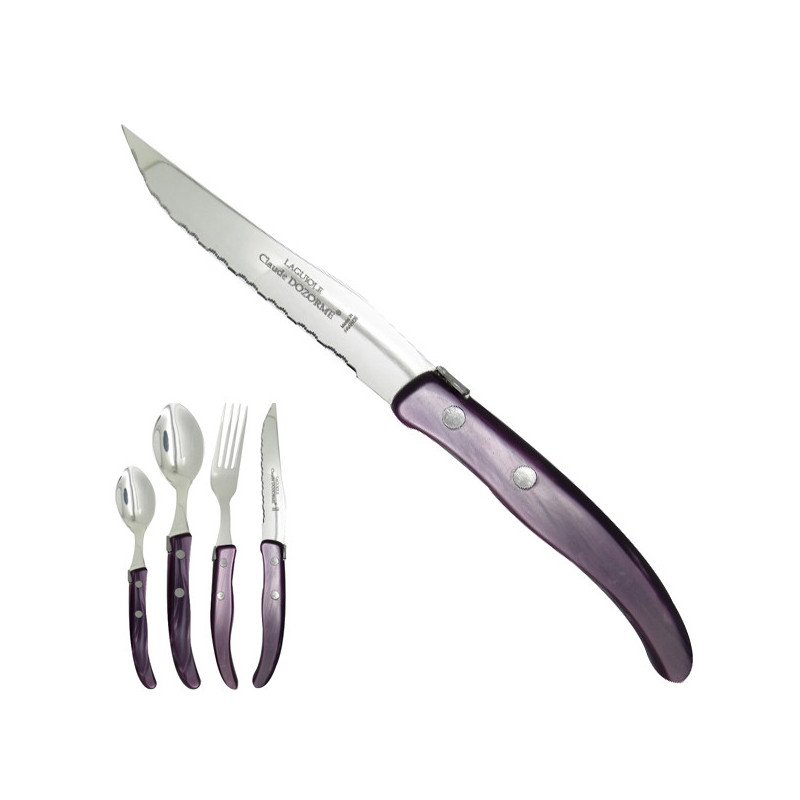 Knife "colors of nature", lilac. Made in France