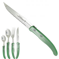 Knife "colors of nature", green. Made in France