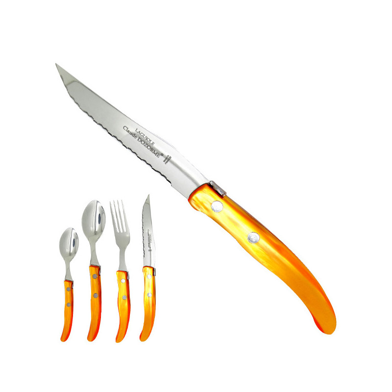 Knife "colors of nature", orange. Made in France