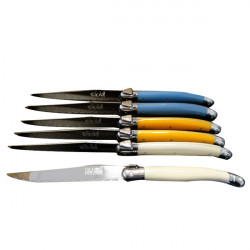 Set of 6 traditional Laguiole knives - Zen Shades
