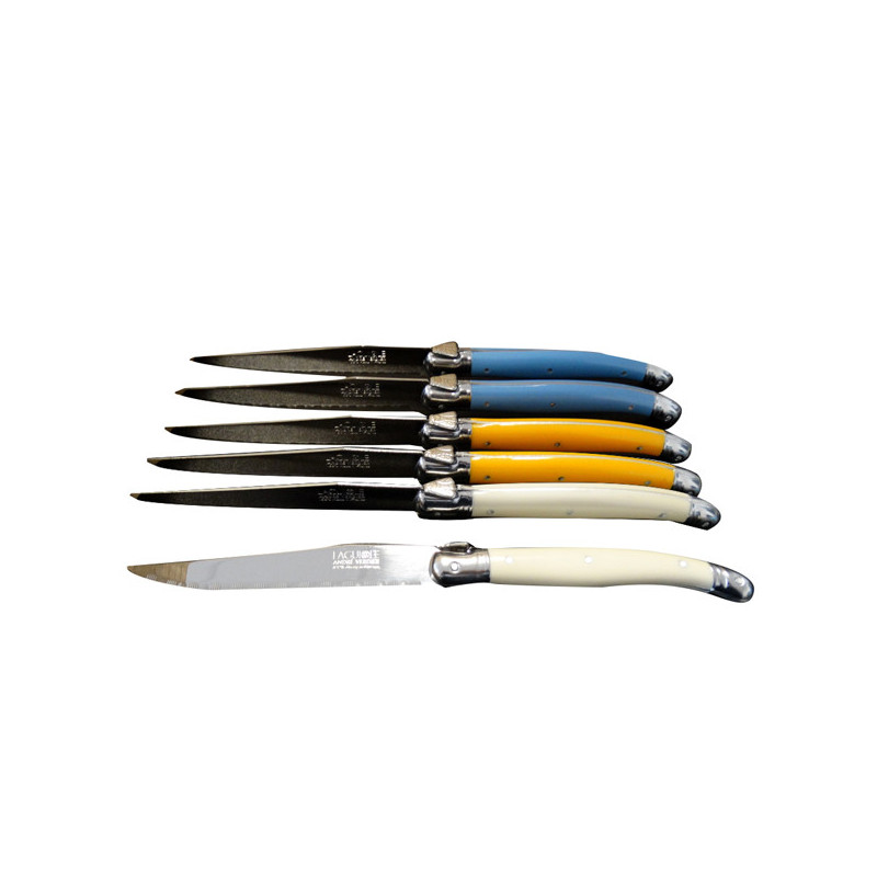 Set of 6 traditional Laguiole knives - Zen Shades