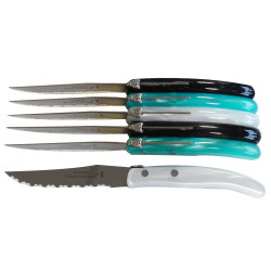 Set de 6 cuchillos contemporáneos Laguiole - Tonos australes