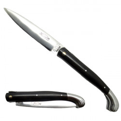 Santiago de Compostela Laguiole knife, ebony wood handle