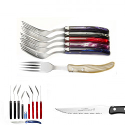 Set of 6 contemporary Laguiole forks -