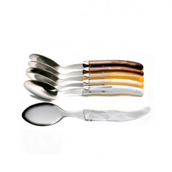 Set de 6 cucharillas contemporáneas Laguiole - Tonos saharianos