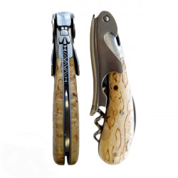 Laguiole Magnum corkscrew, birch handle