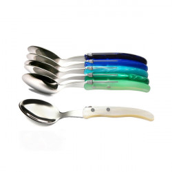 Set de 6 cucharillas contemporáneas Laguiole - Tonos de costa