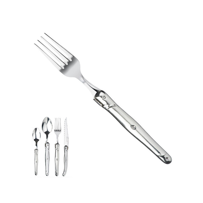 stainless steel fork, handmade, single
