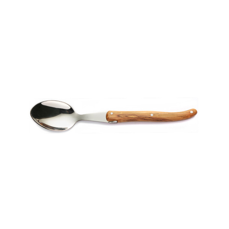 olive wood large spoon , handmade in France