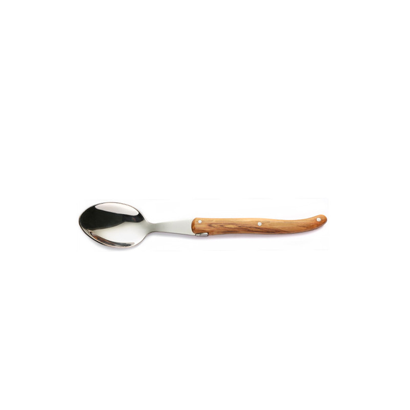 olive wood small spoon , handmade in France