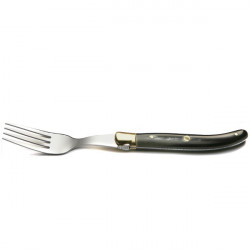 black horn handle fork,...