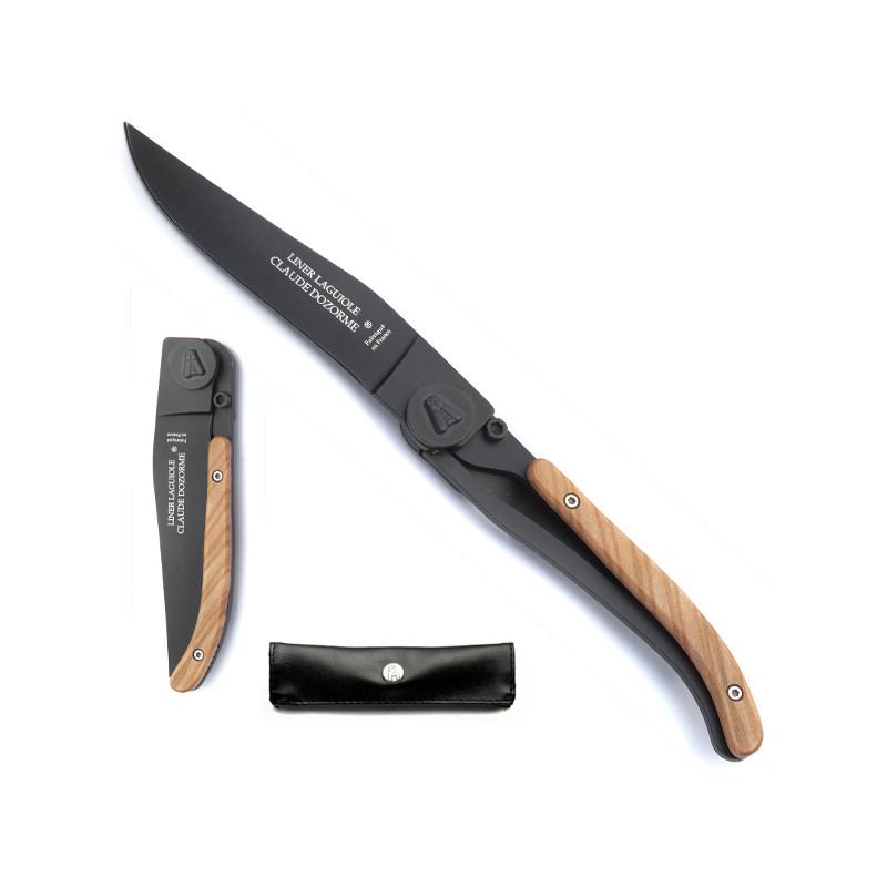 Laguiole olive wood Nomad, with case