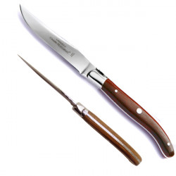 Laguiole Excellence 6er Set Messer Griff aus Rosenholz