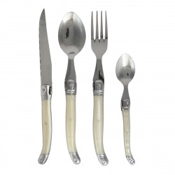 Cutlery set of 24 pieces Pearly Ivory - Laguiole Heritage