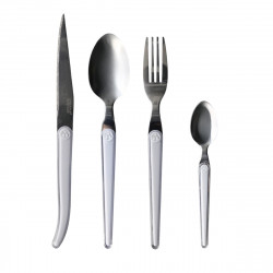 Set of 16 White Cutlery -...