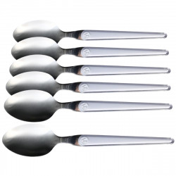 6 Large White Spoons - Laguiole Heritage
