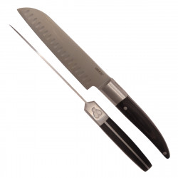 Santoku Knife - Wooden Handle - Laguiole Heritage