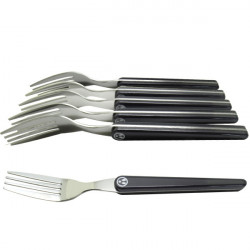 6 anthracite gray forks -...