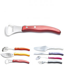 Contemporary Laguiole bottle opener - Red color
