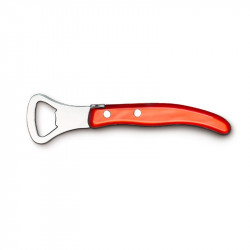 Contemporary Laguiole bottle opener - Red color