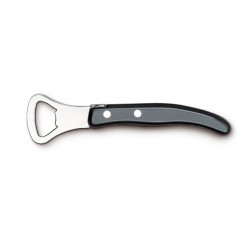 Contemporary Laguiole bottle opener - Anthracite color