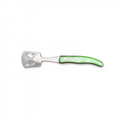 Laguiole contemporary ice cube spoon - Pale green