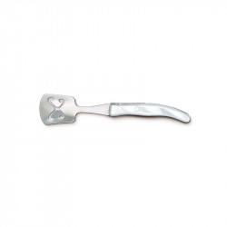 Laguiole contemporary ice cube spoon - Pearl White