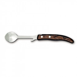 Contemporary Laguiole jam spoon - Chocolate