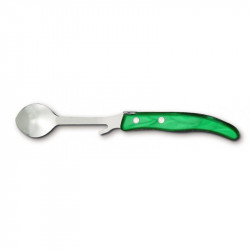 Contemporary Laguiole jam spoon - Green