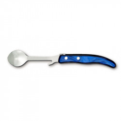 Contemporary Laguiole jam spoon - Navy blue