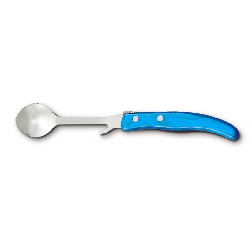 Contemporary Laguiole jam spoon - Azure