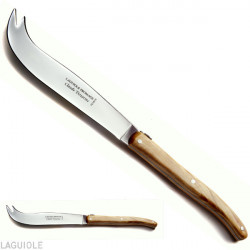 Laguiole cheese knife Olive wood handle