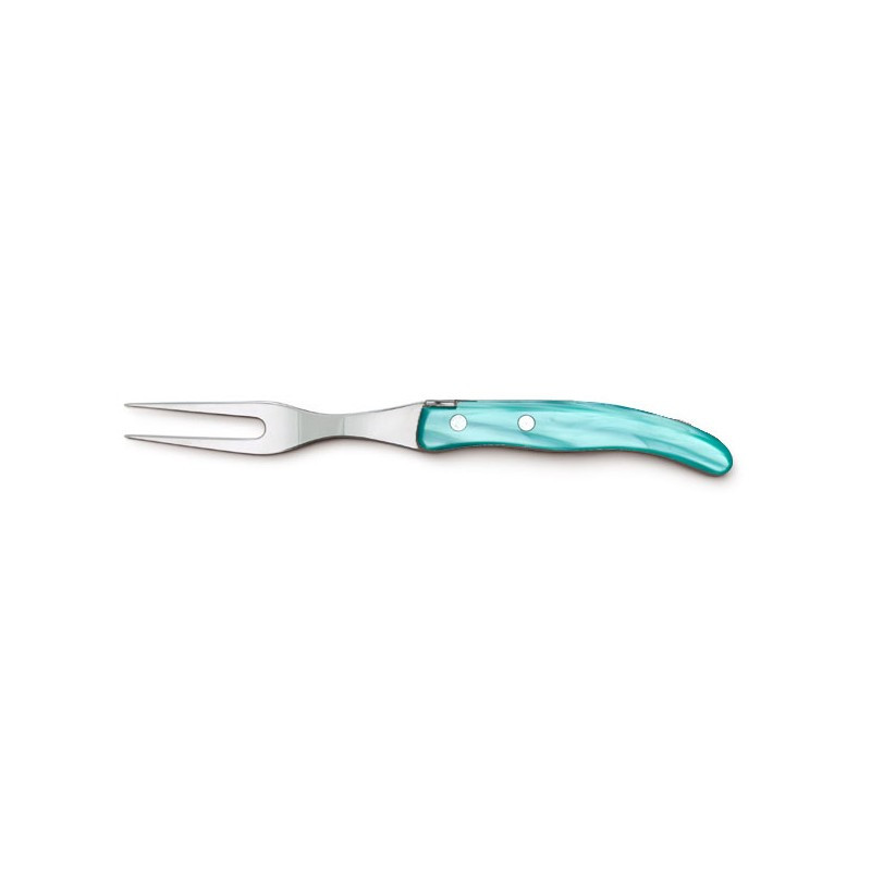 Cheese fork - Contemporary Design - Turquoise Color