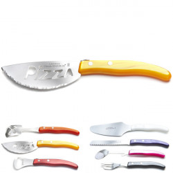 Cuchillo para pizza - Diseño contemporáneo - Color Amarillo
