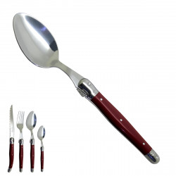 Traditional Laguiole Tablespoon - Cherry Red
