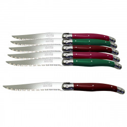 Set de 6 cuchillos tradicionales Laguiole - Tonos de jardines japoneses