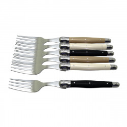 Set of 6 traditional Laguiole forks - Industrial nuances