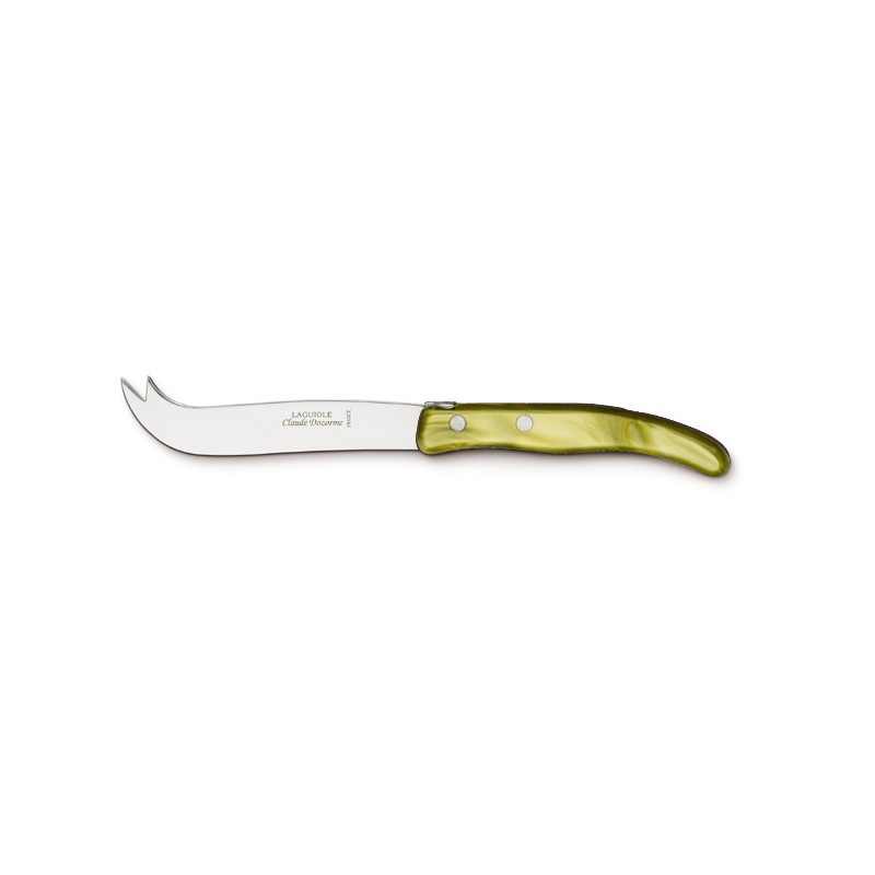 Couteau à fromage - Design Contemporain - Couleur Vert Olive