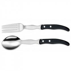 Laguiole contemporary serving cutlery - Black color
