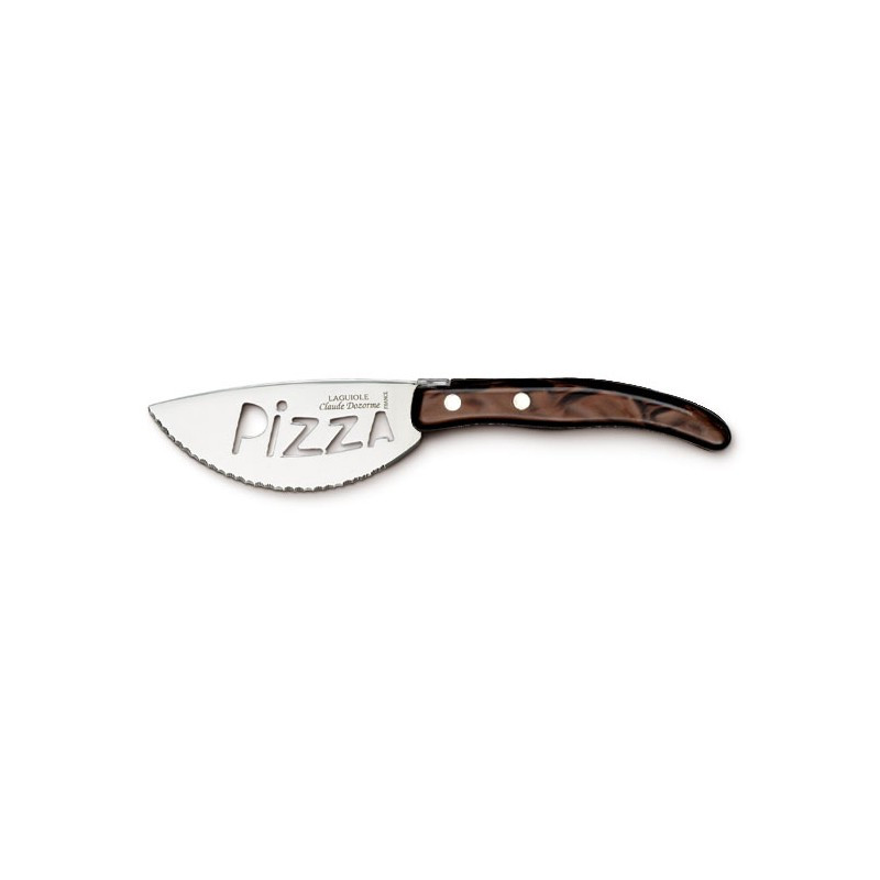 Cuchillo para pizza - Diseño contemporáneo - Color Chocolate