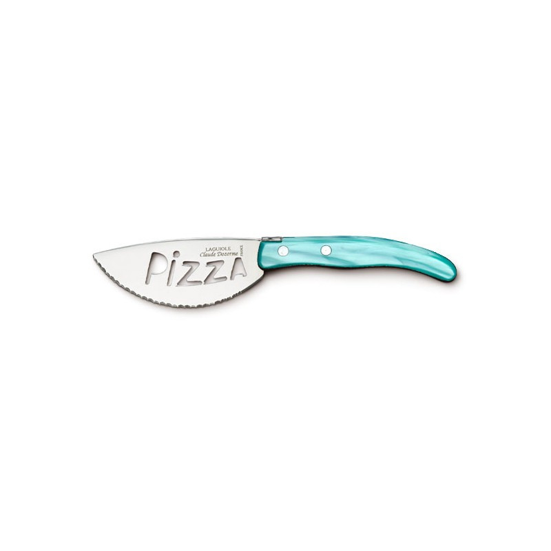 Cuchillo para pizza - Diseño contemporáneo - Color Turquesa