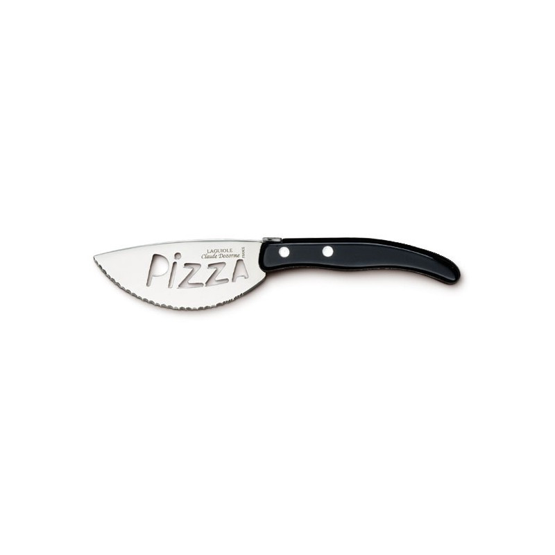 Cuchillo para pizza - Diseño contemporáneo - Color negro