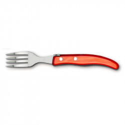 Laguiole contemporary cake fork - Red color